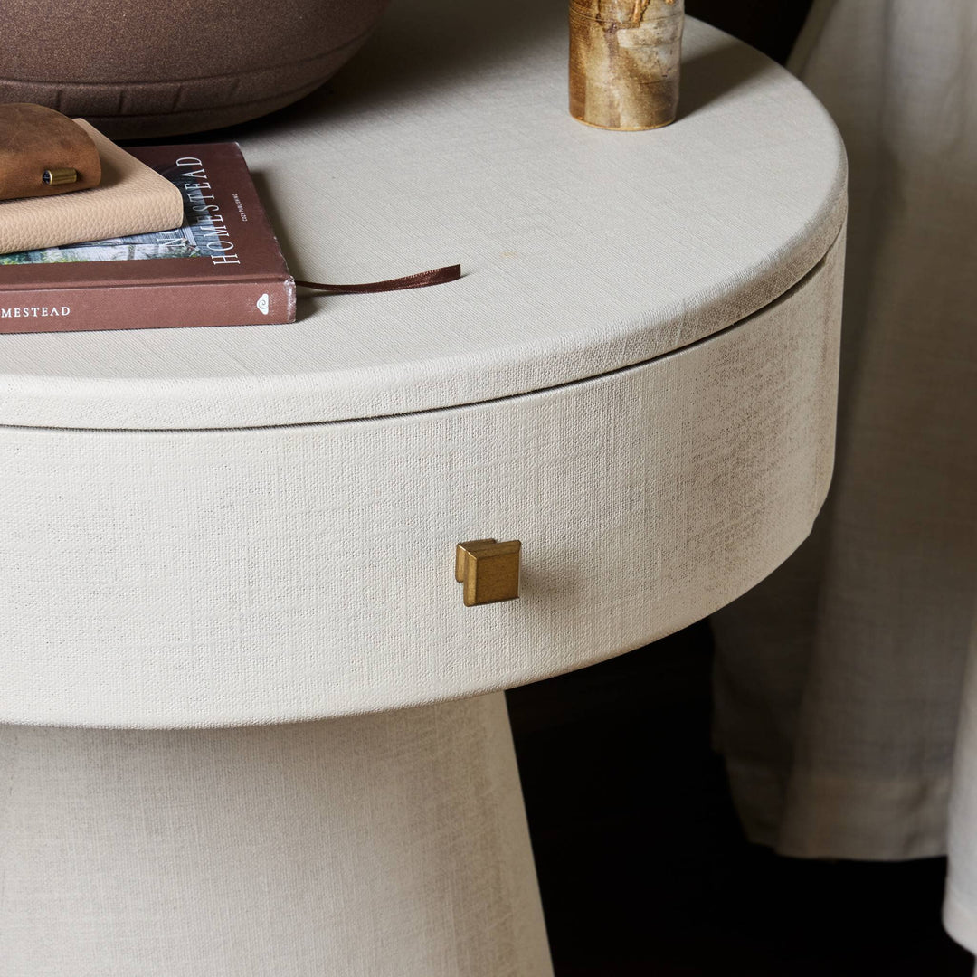 Ivory Painted Linen