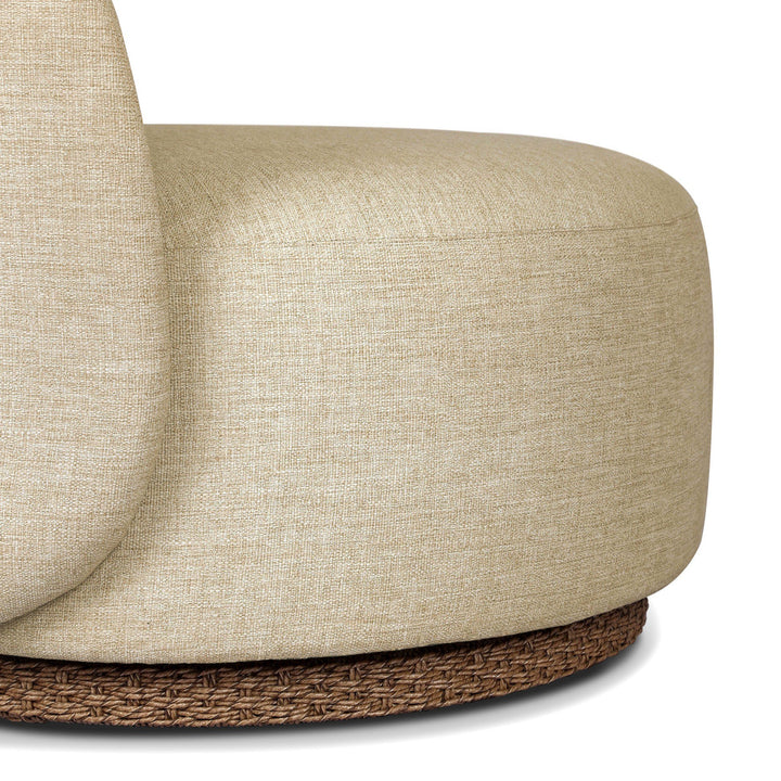 Four Hands - Quaid Outdoor Upholstered Swivel Chair - 249234-001 | American Home Furniture