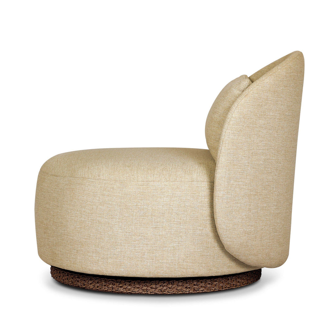 Four Hands - Quaid Outdoor Upholstered Swivel Chair - 249234-001 | American Home Furniture