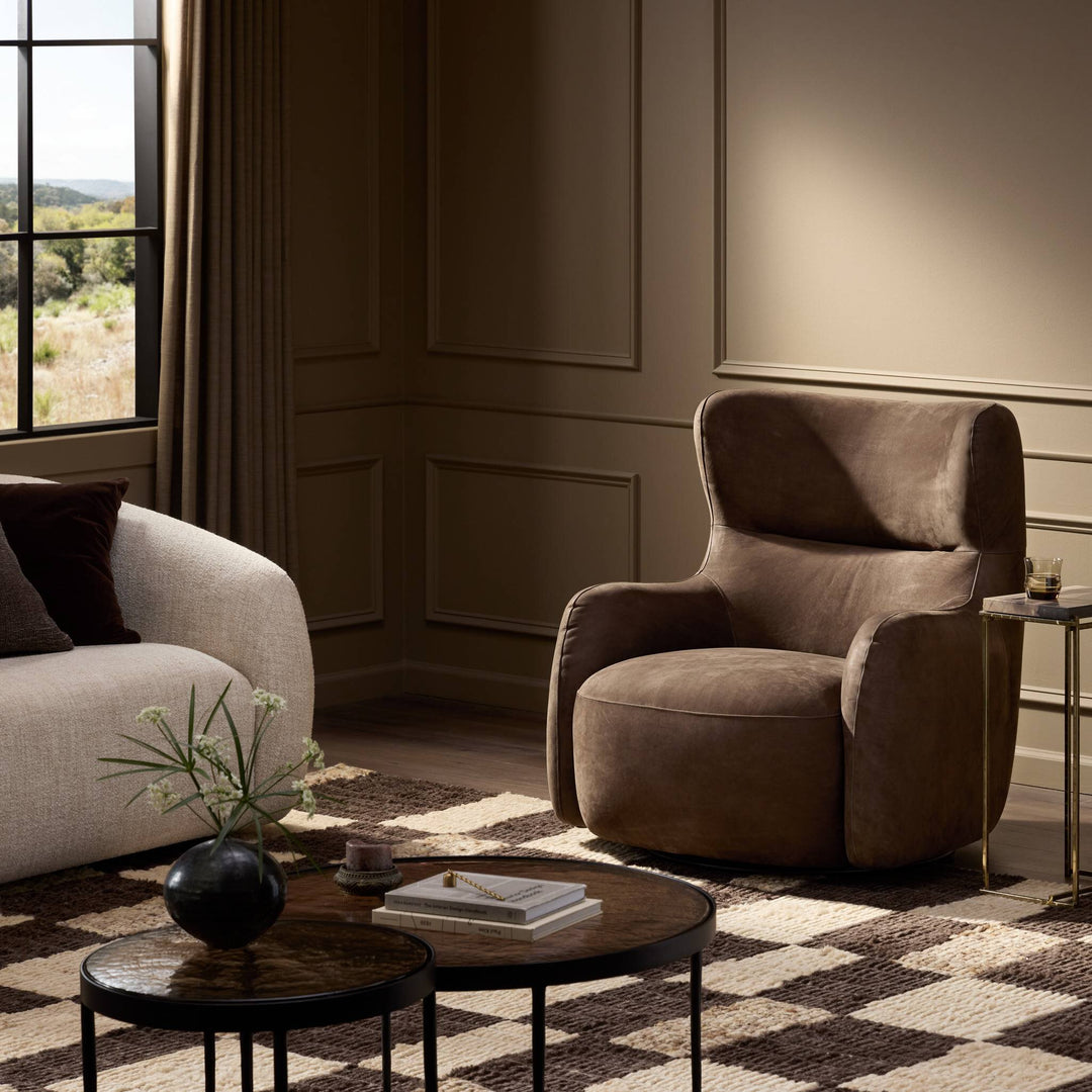 Four Hands - Mardell Swivel Chair - 249240-002 | American Home Furniture
