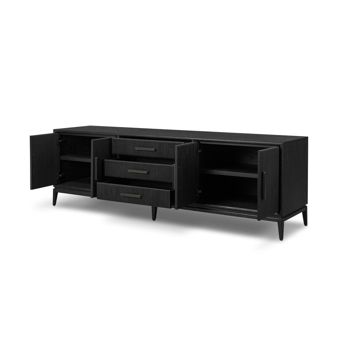 Rosenell Media Console - AmericanHomeFurniture