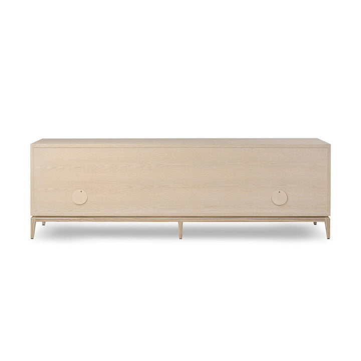 Rosenell Media Console - AmericanHomeFurniture