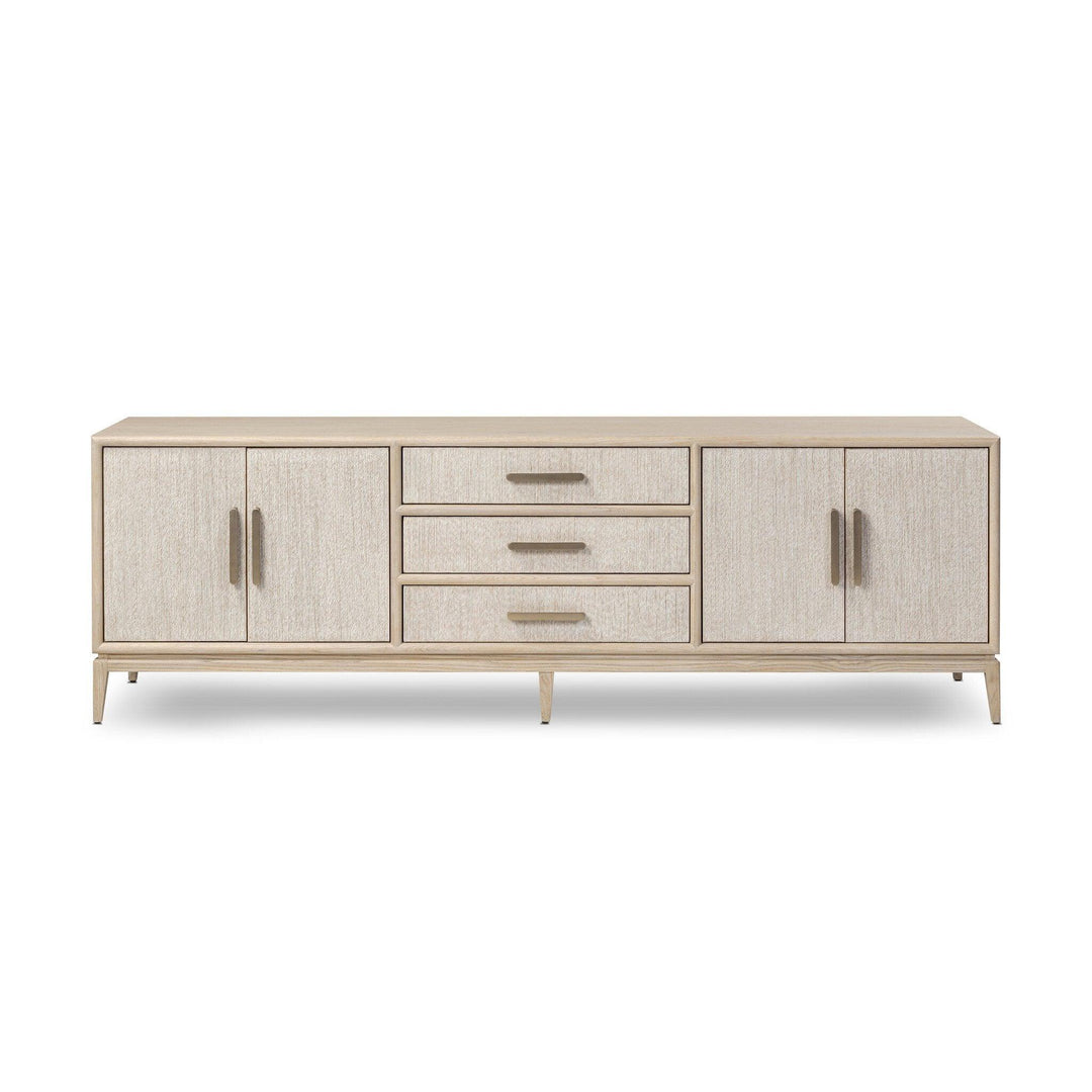 Rosenell Media Console - AmericanHomeFurniture