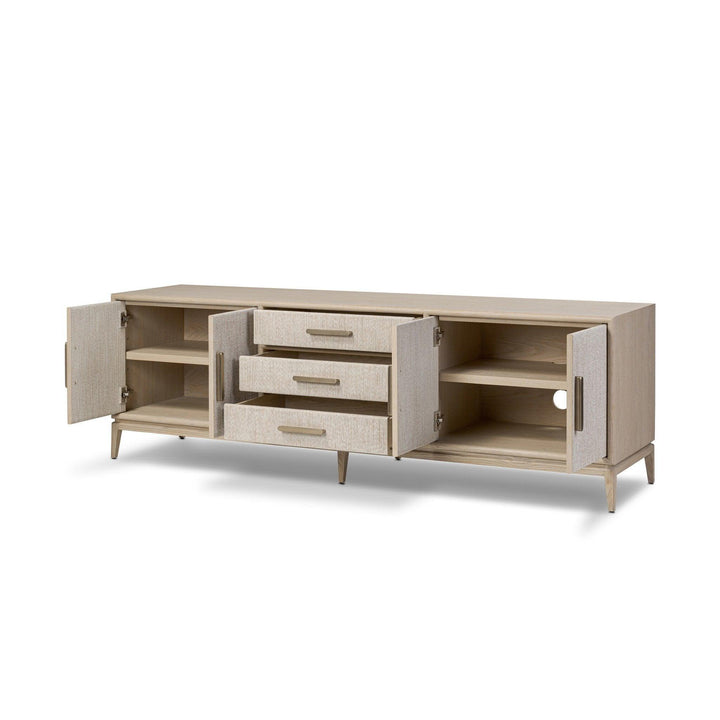 Rosenell Media Console - AmericanHomeFurniture