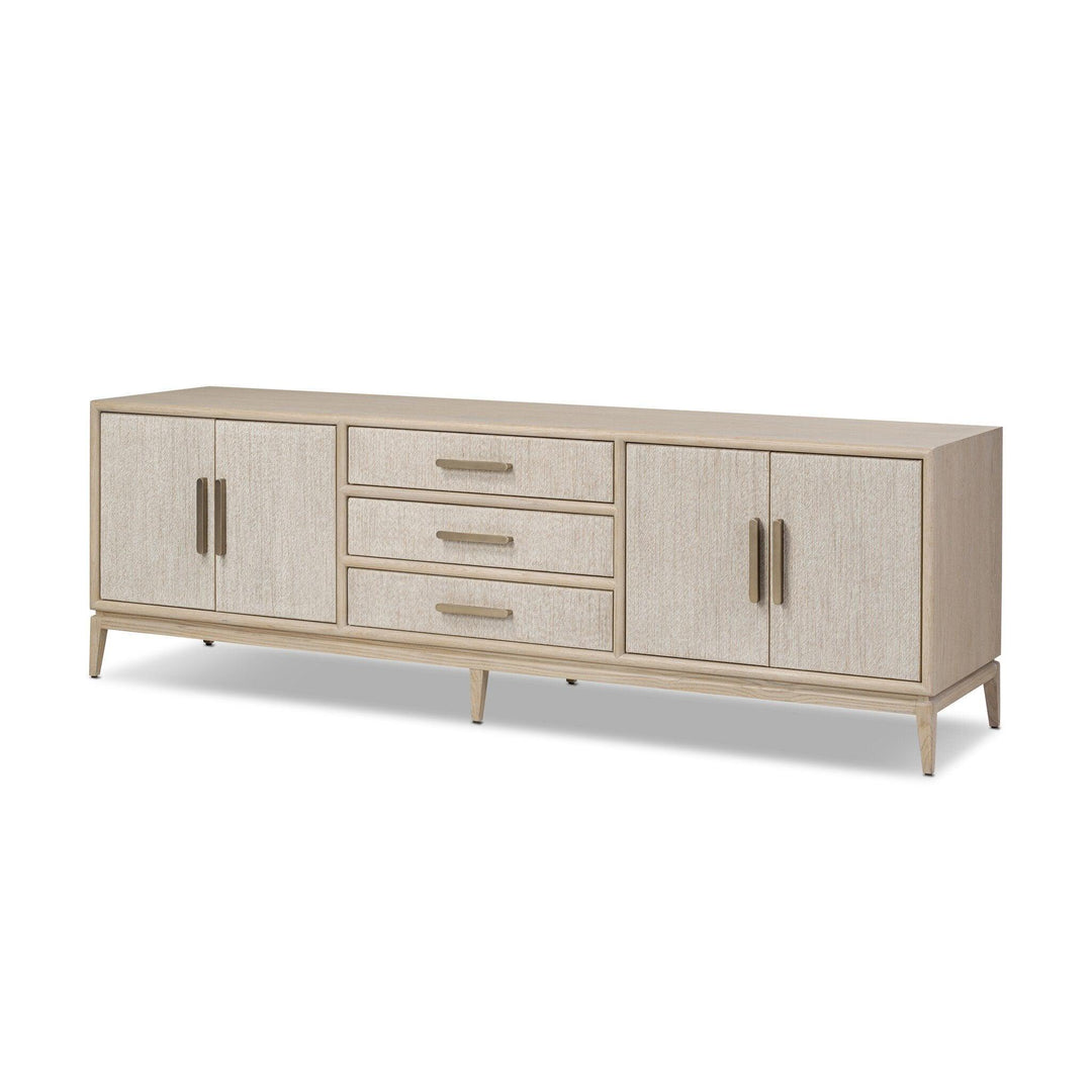 Rosenell Media Console - AmericanHomeFurniture