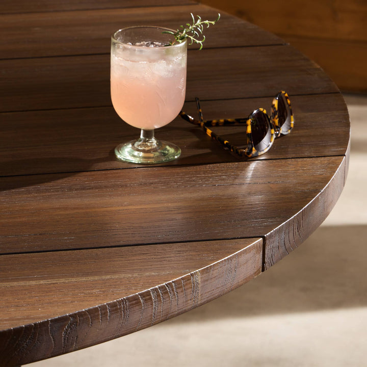 Four Hands - Indie Outdoor Round Dining Table - 249674-001 | American Home Furniture