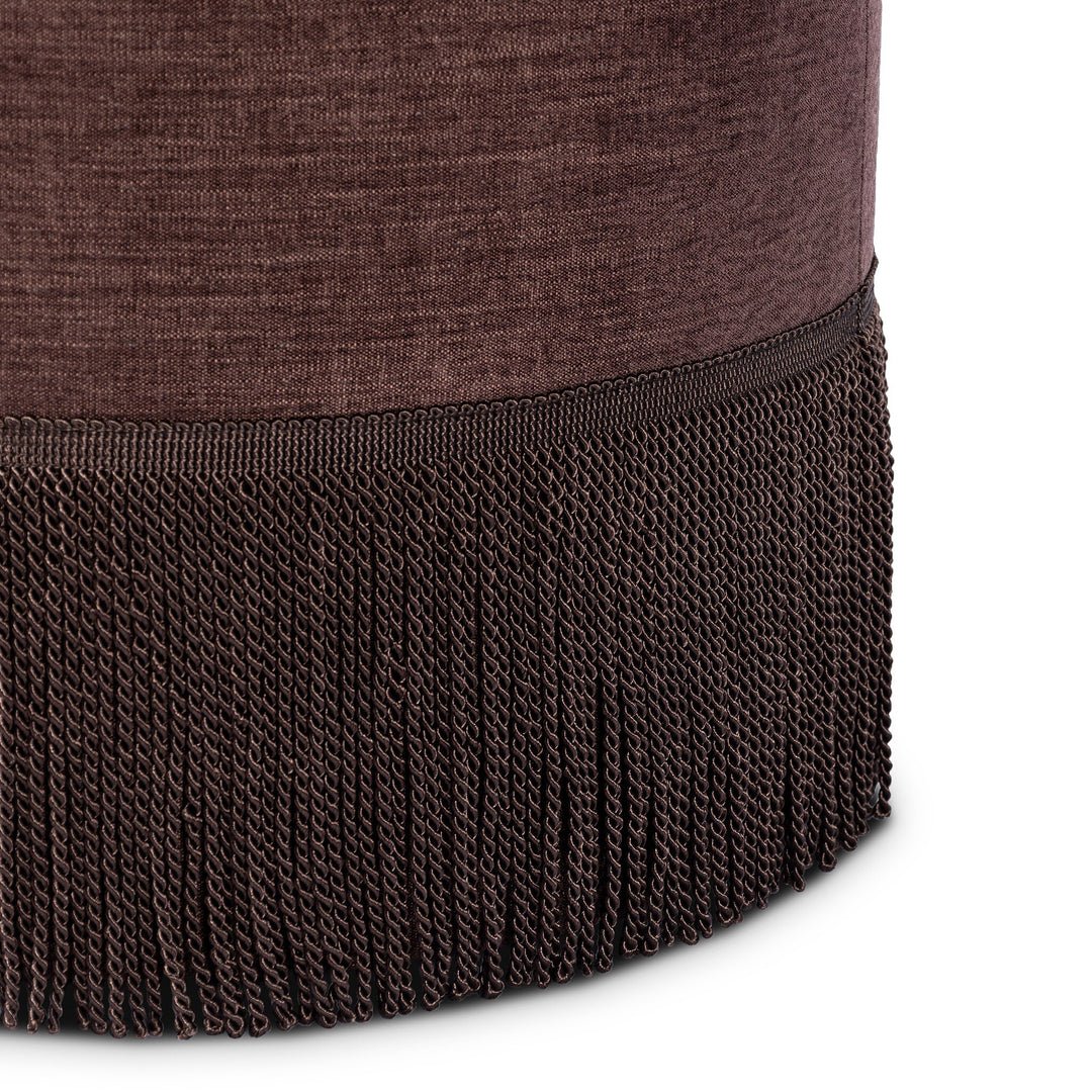 Four Hands - Sinclair Fringe Ottoman - 249887-001 | American Home Furniture