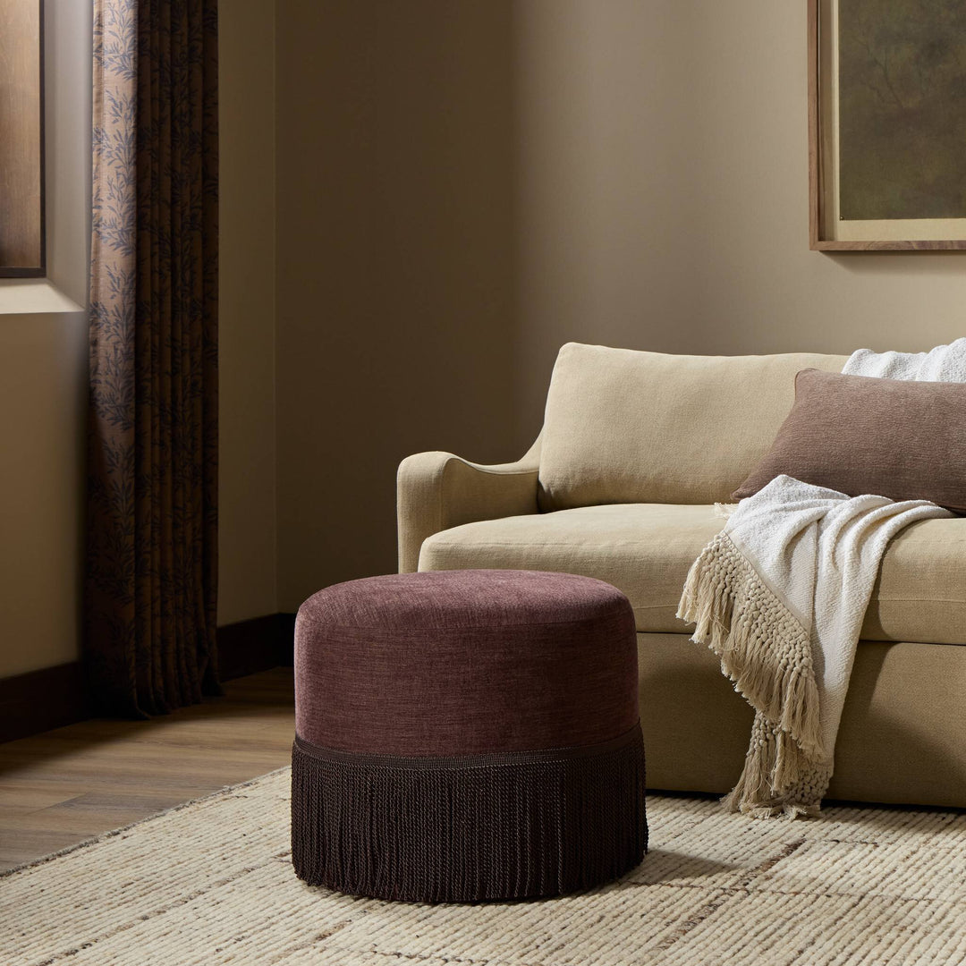 Four Hands - Sinclair Fringe Ottoman - 249887-001 | American Home Furniture