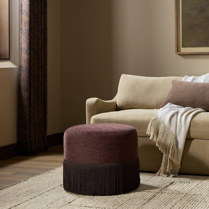 Four Hands - Sinclair Fringe Ottoman - 249887-001 | American Home Furniture