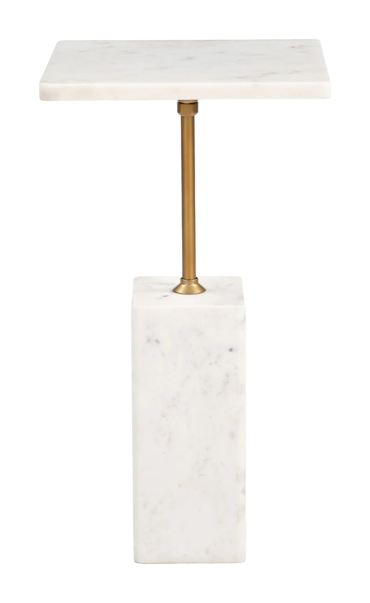 Naht Side Table White - AmericanHomeFurniture