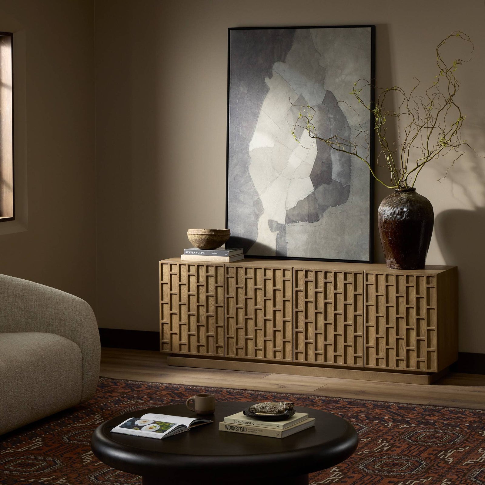 Four Hands - Asbury Media Console - 250117-001 | American Home Furniture