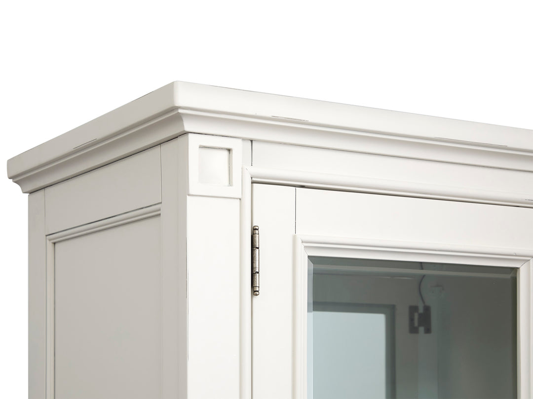 Willowbrook Egg Shell White Display Cabinet - D5324-08