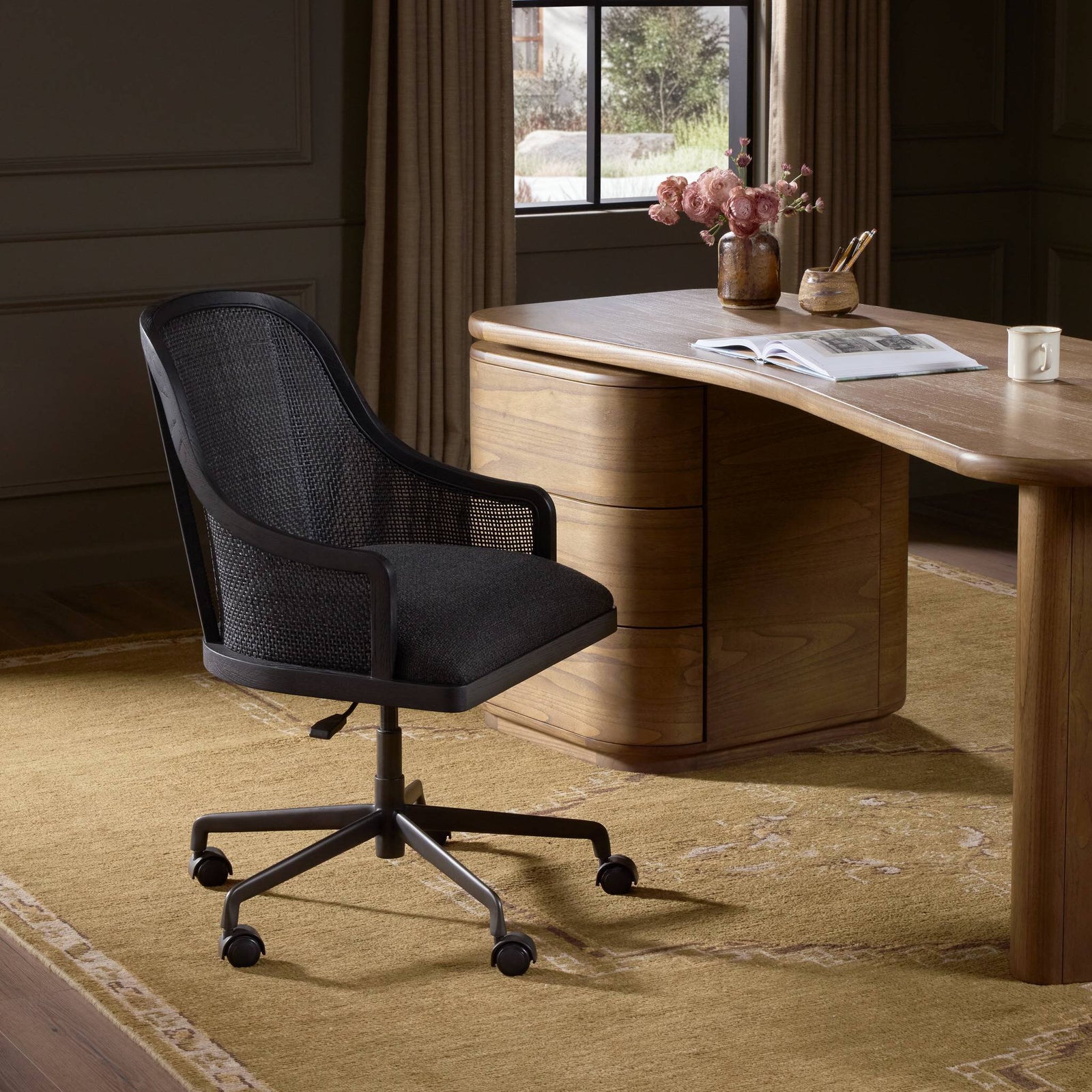 Four Hands - Mischa Desk Chair - 250330-001 | American Home Furniture