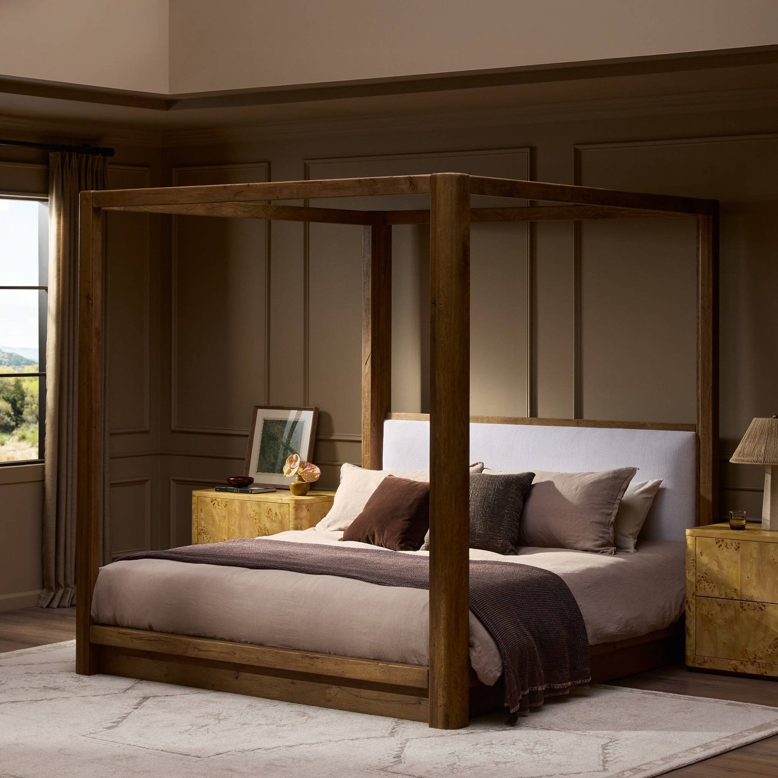 Four Hands - Frederick Canopy Bed - 250382-002 | American Home Furniture