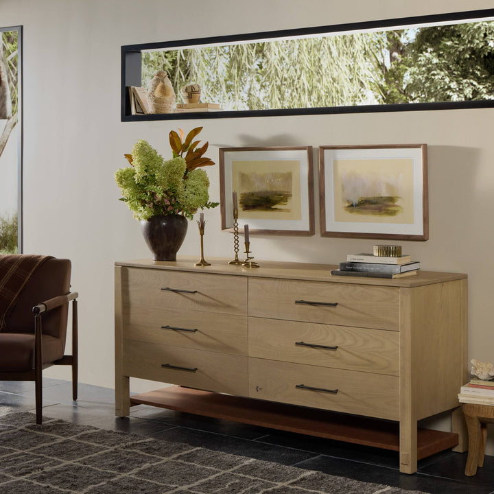 Four Hands - Blake 6 Drawer Dresser - 250452-001 | American Home Furniture