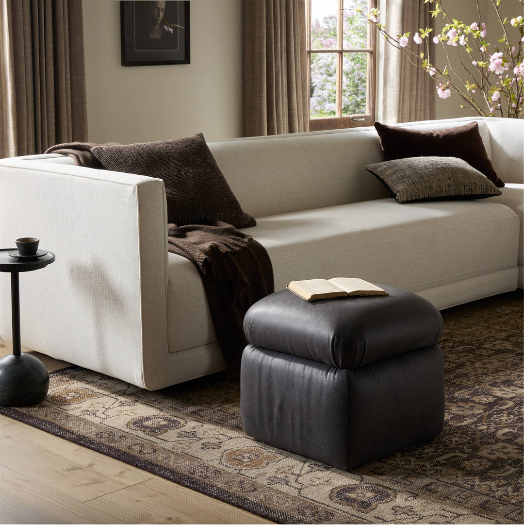 Four Hands - Yani Ottoman - 250468-001 | American Home Furniture