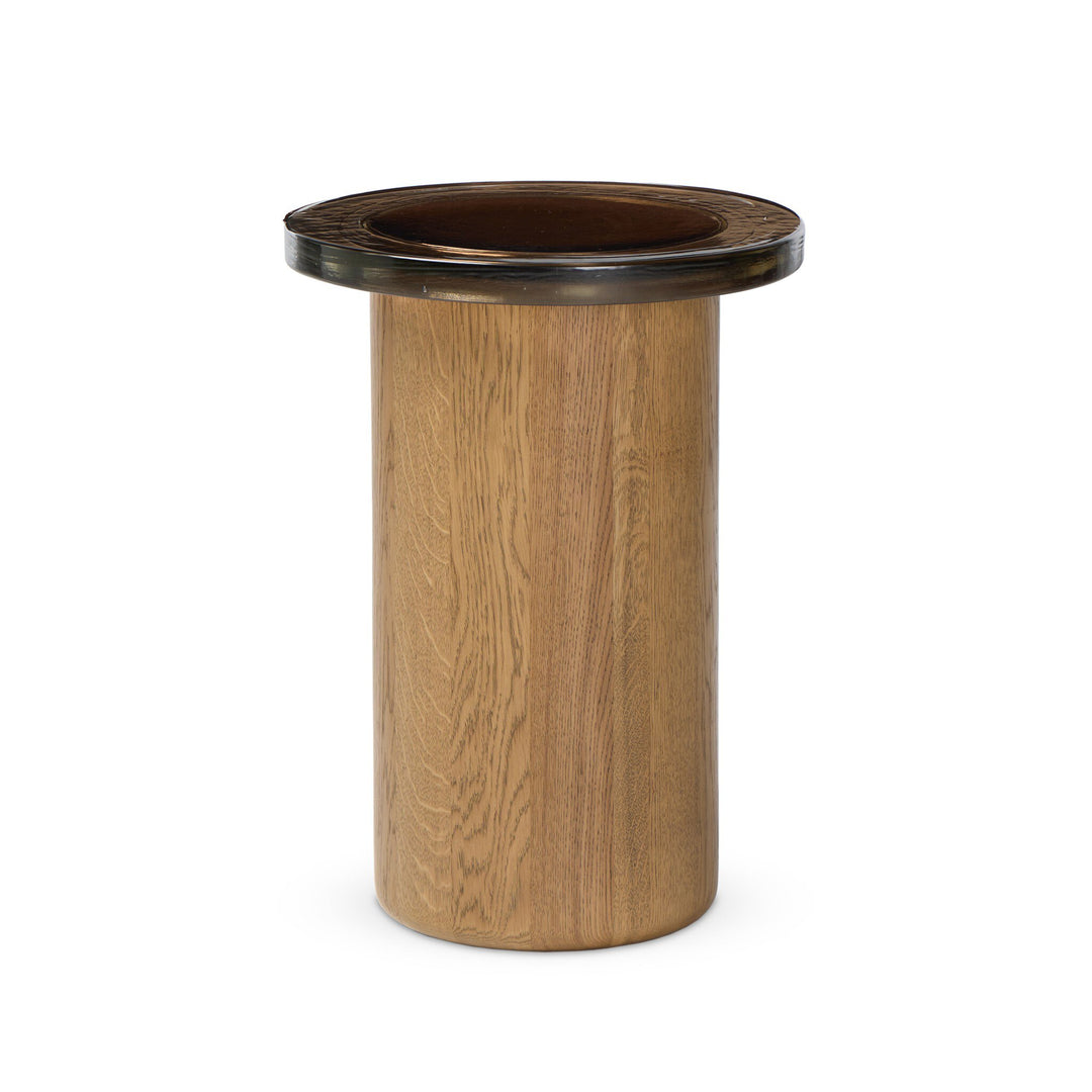 Smoked Brown Cast Glass