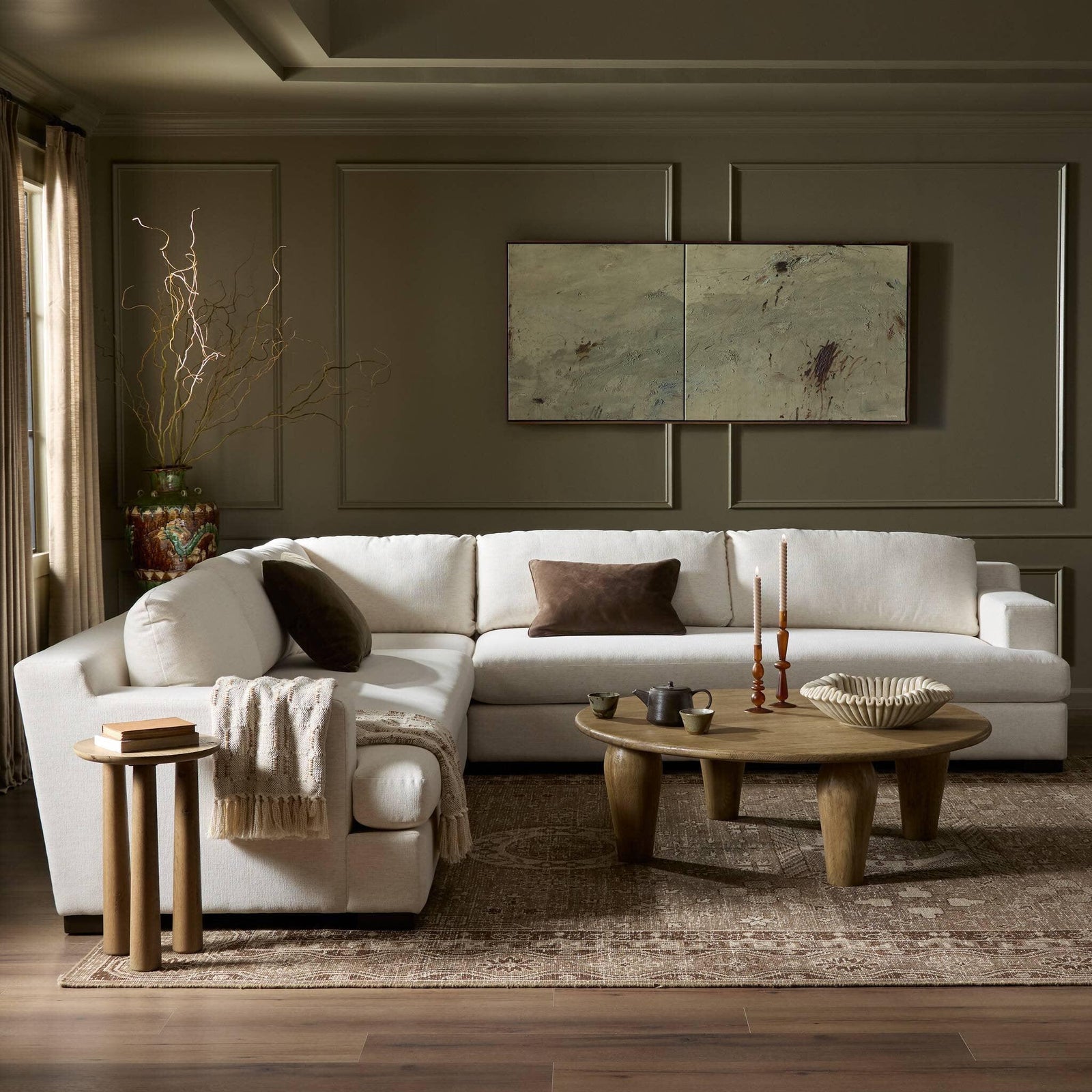 Four Hands - Crispin 3Pc Sectional - 250736-003 | American Home Furniture