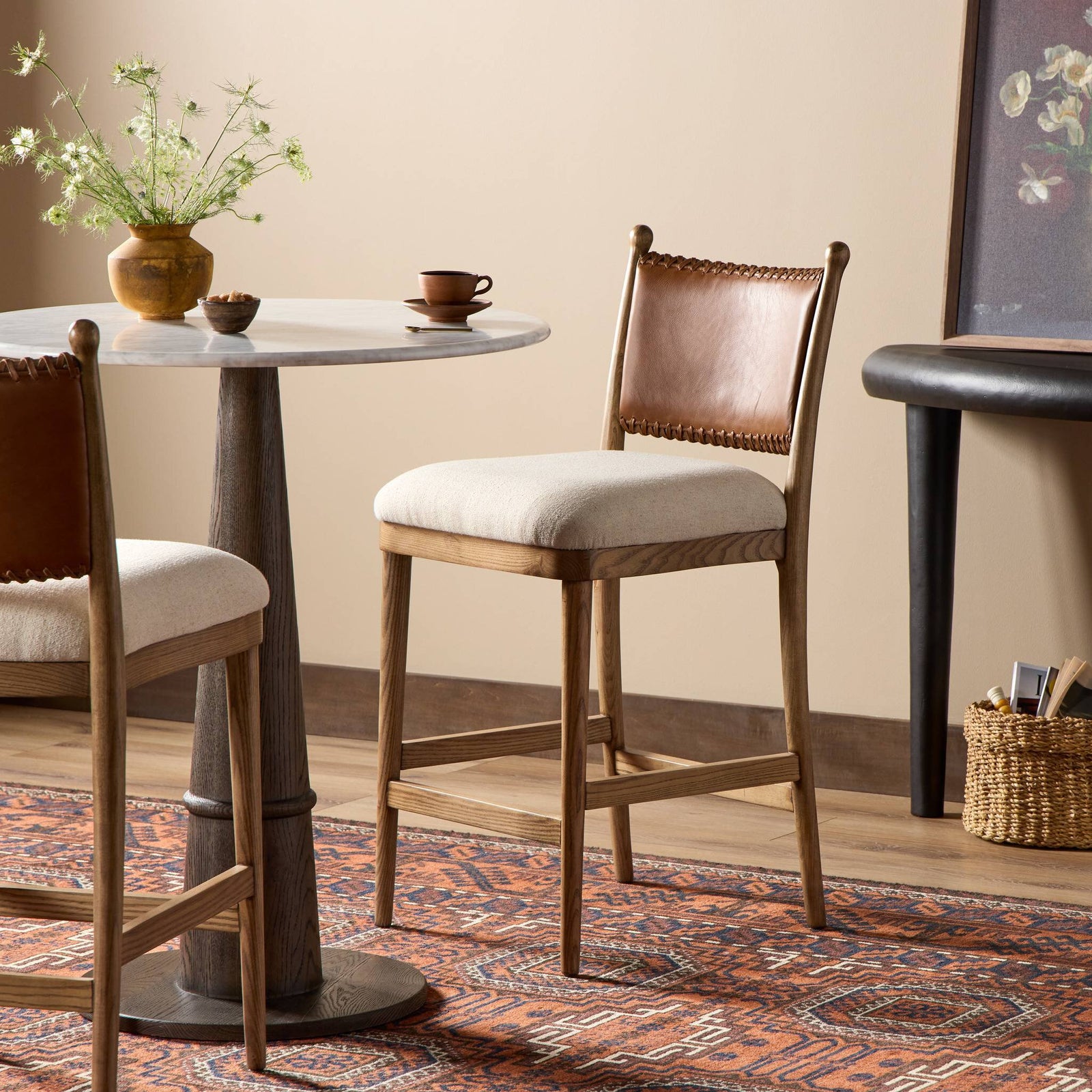 Four Hands - Bella Stool - 250782-001 | American Home Furniture
