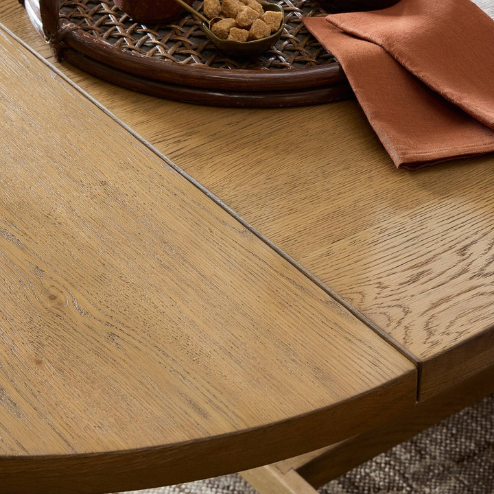 Four Hands - Blinn Oval Leaf Extension Dining Table - 250792-001 | American Home Furniture