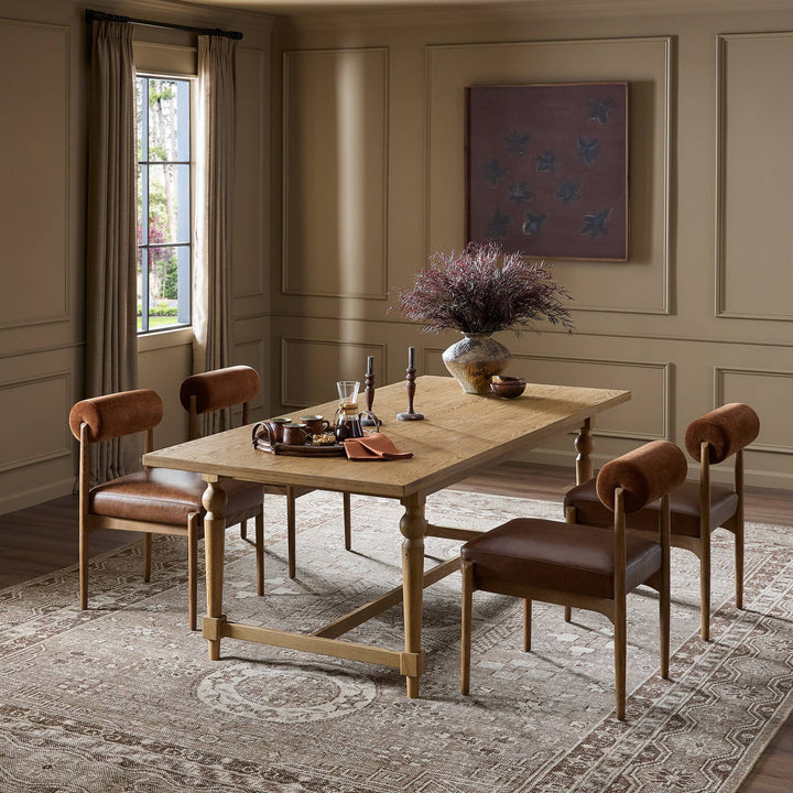 Four Hands - Blinn Oval Leaf Extension Dining Table - 250792-001 | American Home Furniture