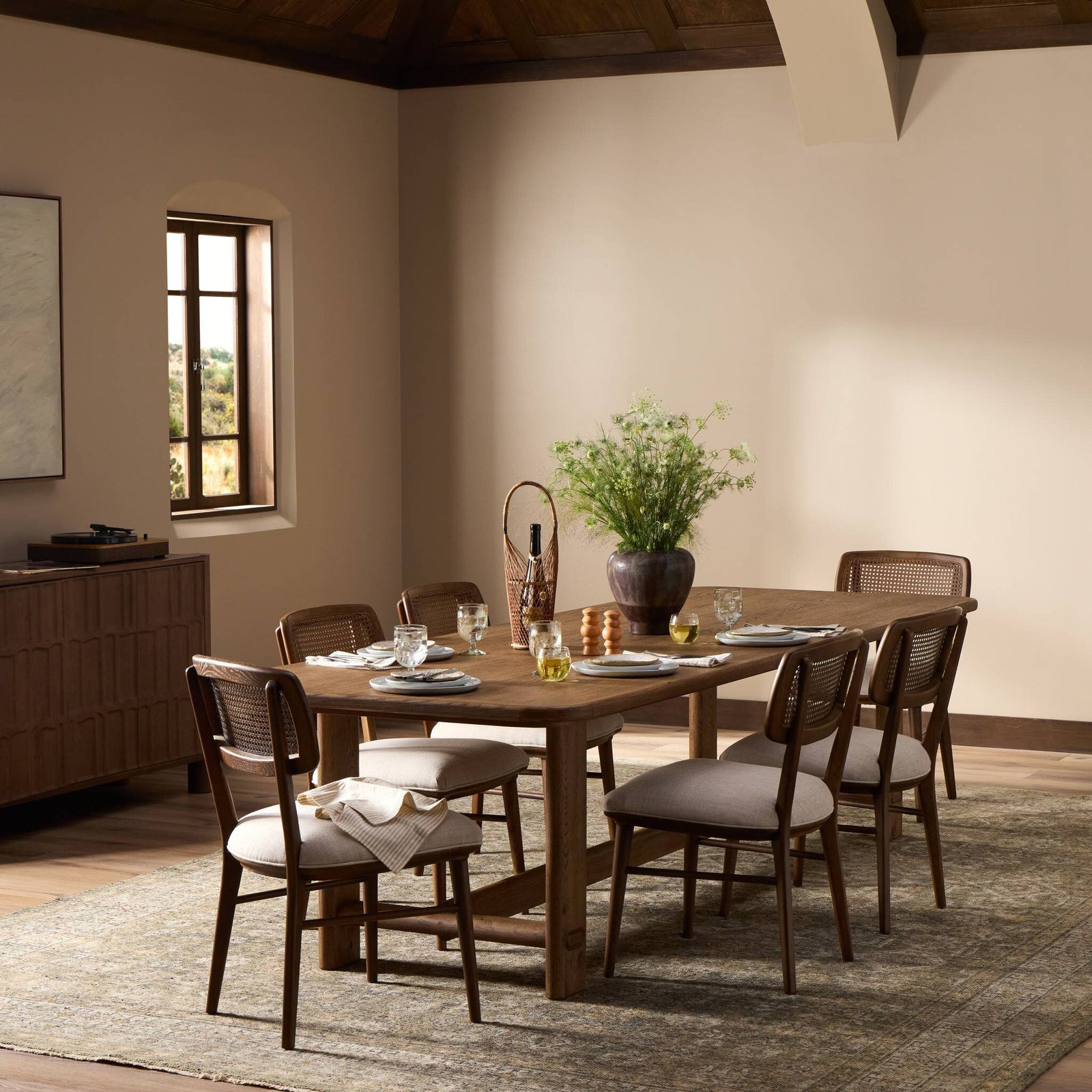 Four Hands - Bramwell Dining Table 118" - 251219-001 | American Home Furniture