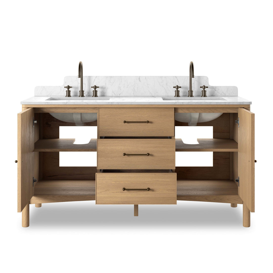 Four Hands - Porter Double Vanity - 251363-001 | American Home Furniture