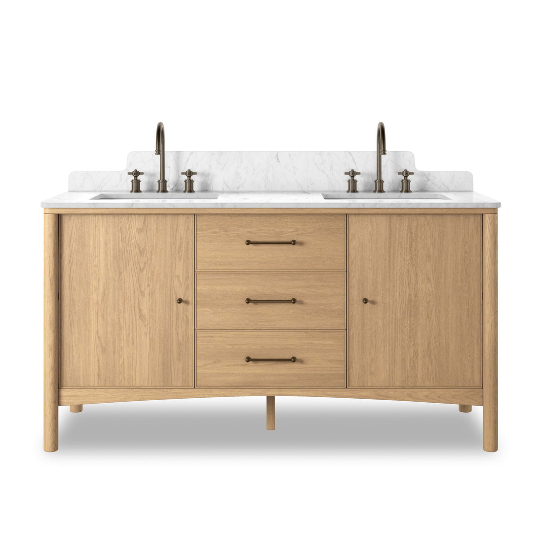 Four Hands - Porter Double Vanity - 251363-001 | American Home Furniture