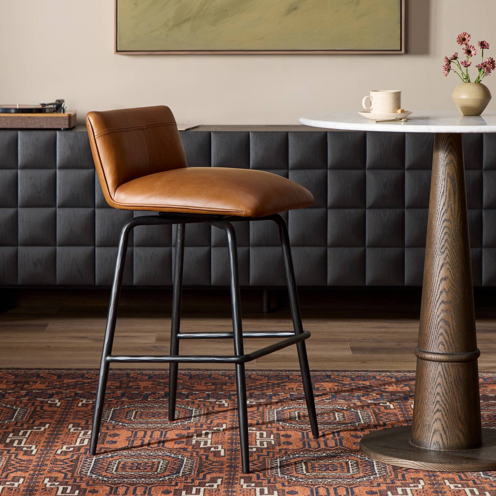 Four Hands - Ridley Swivel Stool - 251430-002 | American Home Furniture