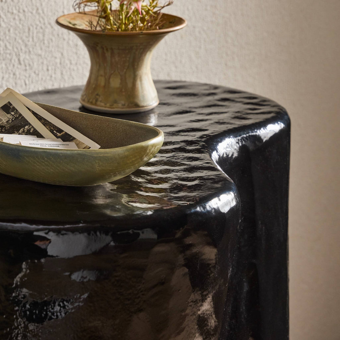 Glossy Black Cast Aluminum