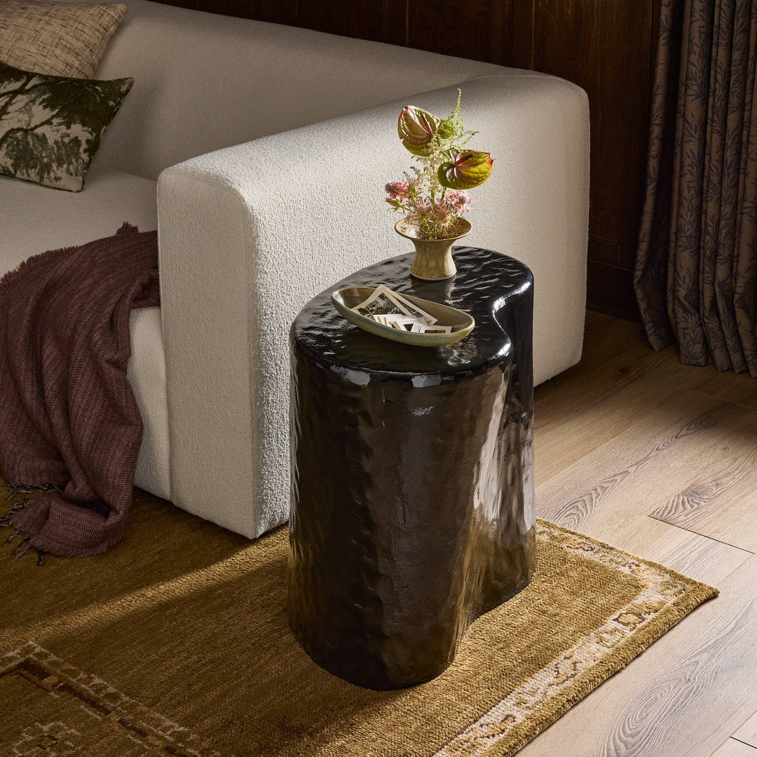 Glossy Black Cast Aluminum