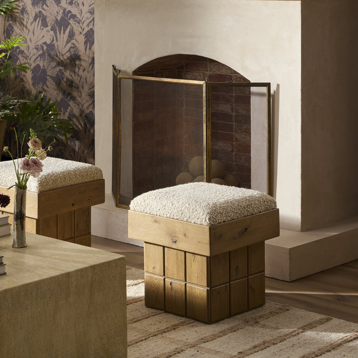Four Hands - Kubi Accent Stool - 251465-001 | American Home Furniture