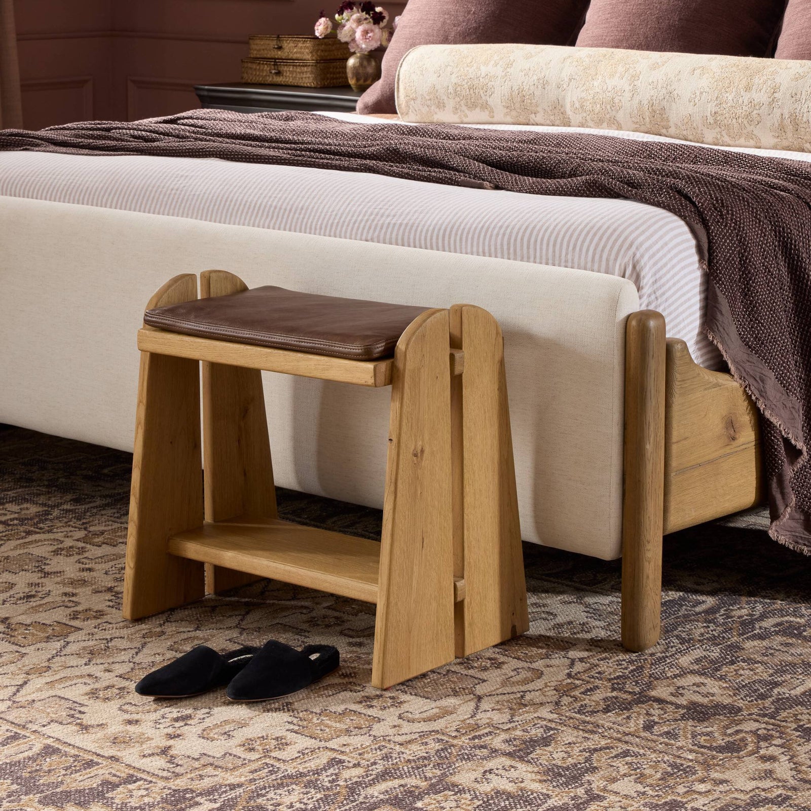 Four Hands - Landrea Accent Stool - 251466-001 | American Home Furniture