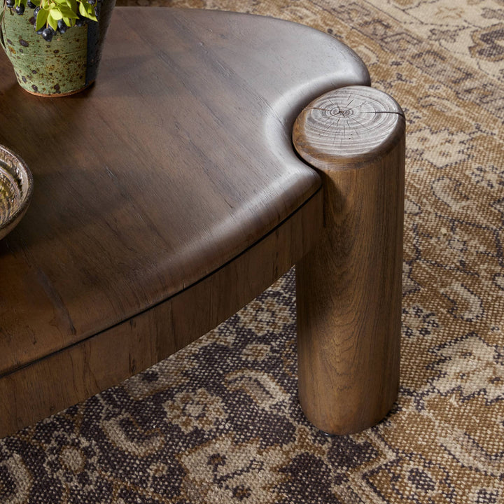 Four Hands - Kamira Oval Coffee Table - 251557-001 | American Home Furniture