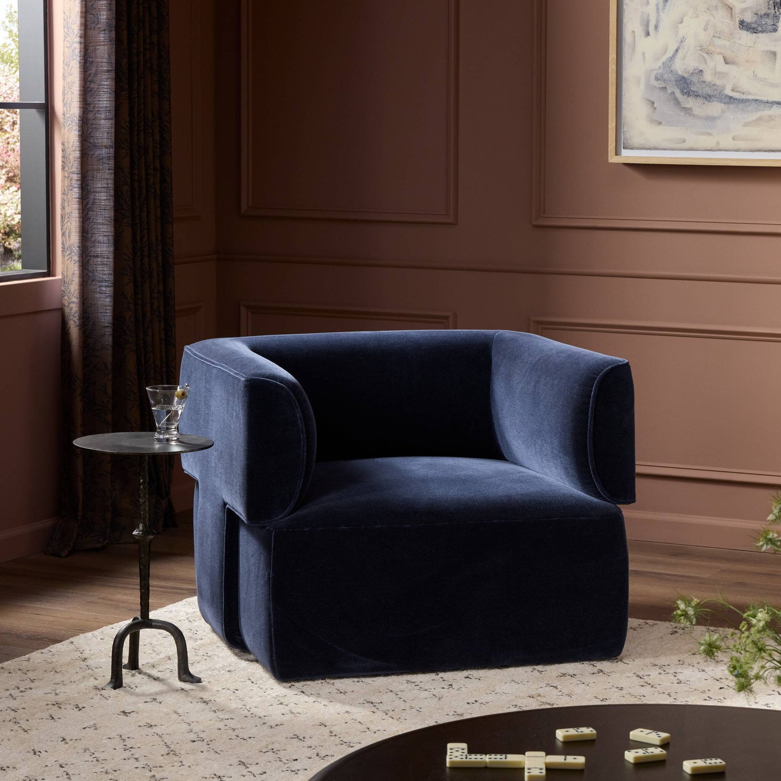Four Hands - Pacey Swivel Chair - 251608-002 | American Home Furniture