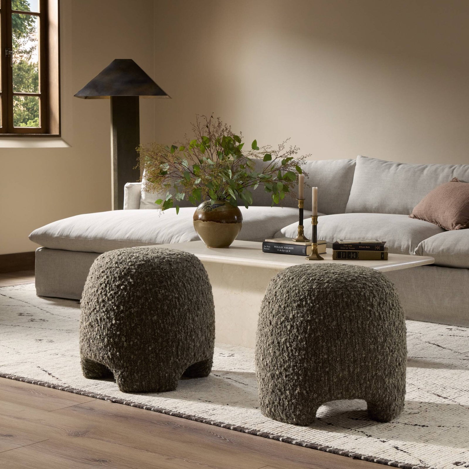 Four Hands - Tye Ottoman - 251612-001 | American Home Furniture