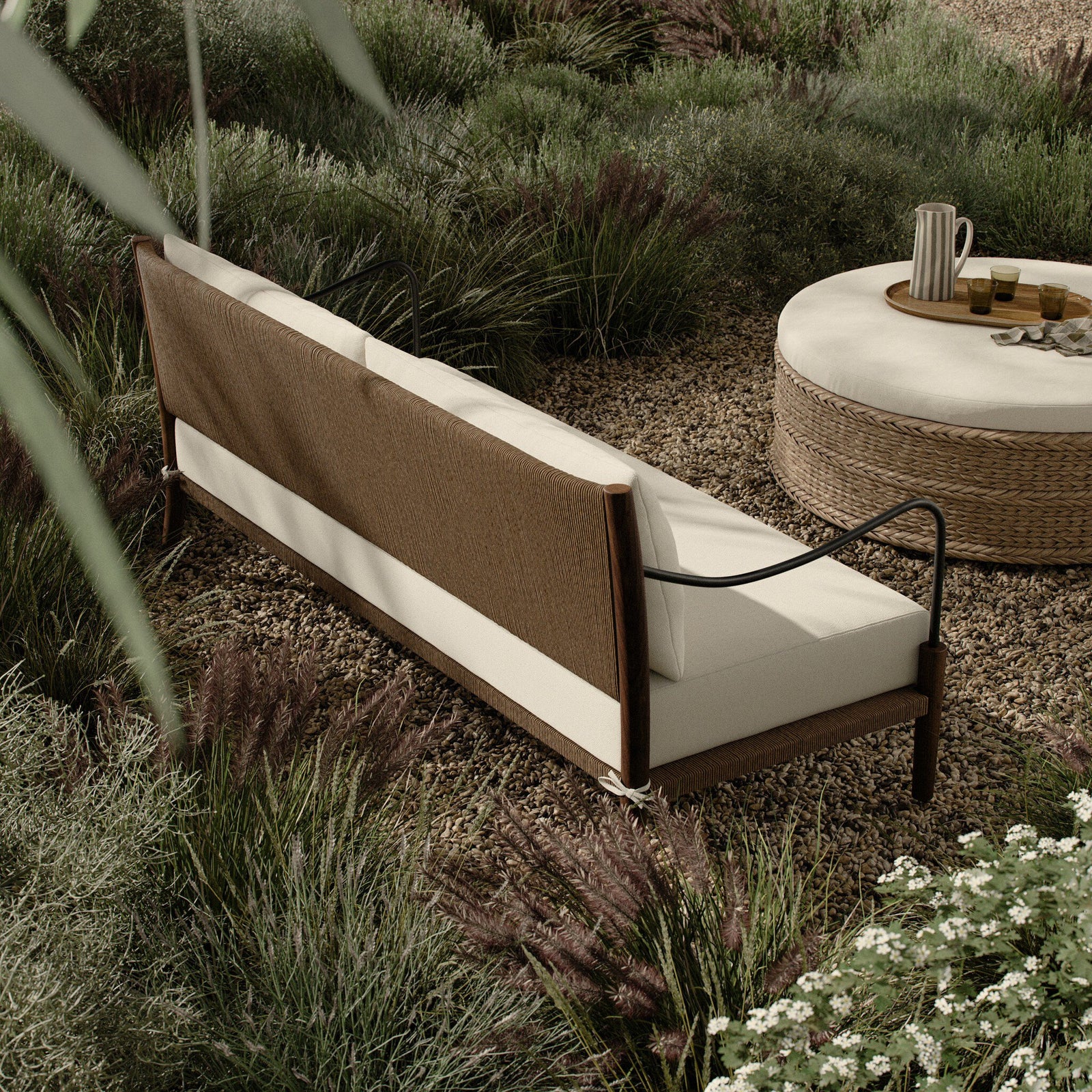 Four Hands - Andover Outdoor Sofa - 251630-001 | American Home Furniture