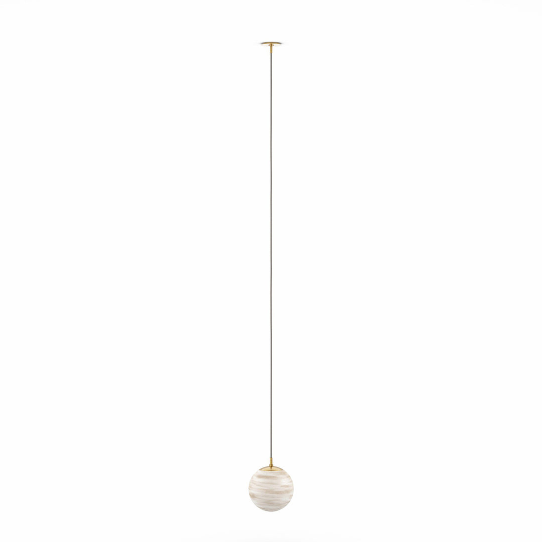 Four Hands - Marbled Globe 300 Pendant - 251725-001 | American Home Furniture
