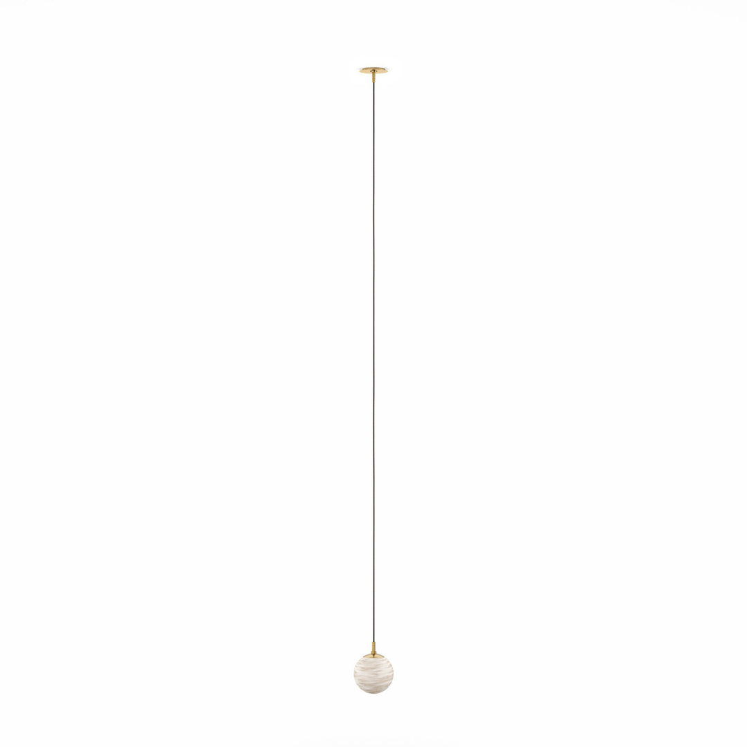 Four Hands - Marbled Globe 200 Pendant - 251726-001 | American Home Furniture