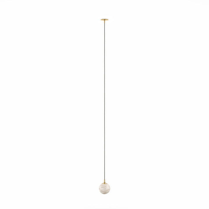 Four Hands - Marbled Globe 200 Pendant - 251726-001 | American Home Furniture