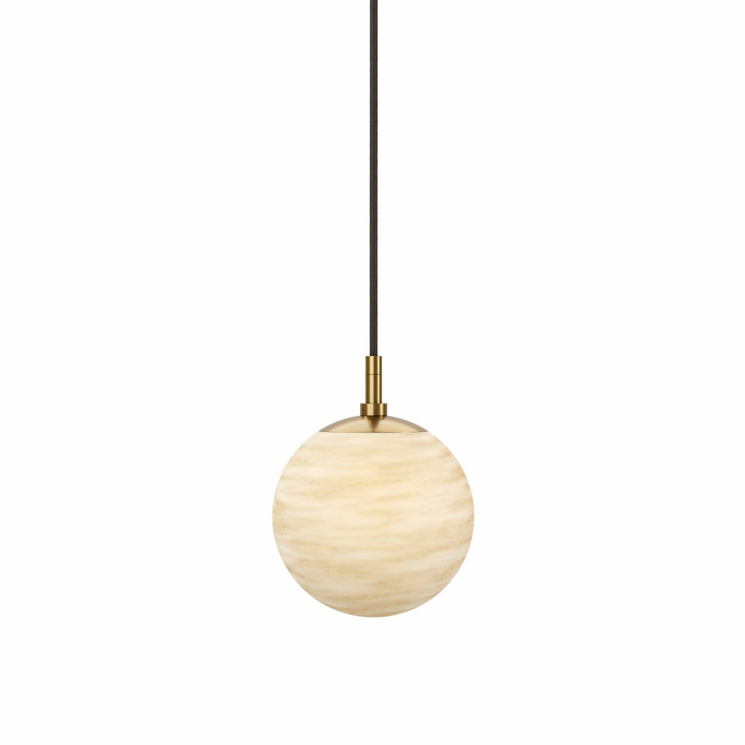 Four Hands - Marbled Globe 200 Pendant - 251726-001 | American Home Furniture