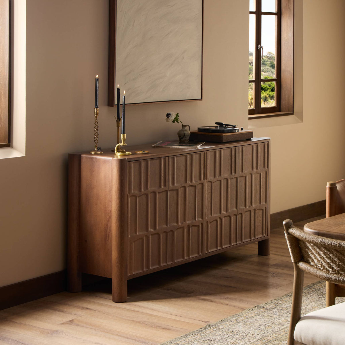 Four Hands - Ezri 4 Door Sideboard - 252027-002 | American Home Furniture