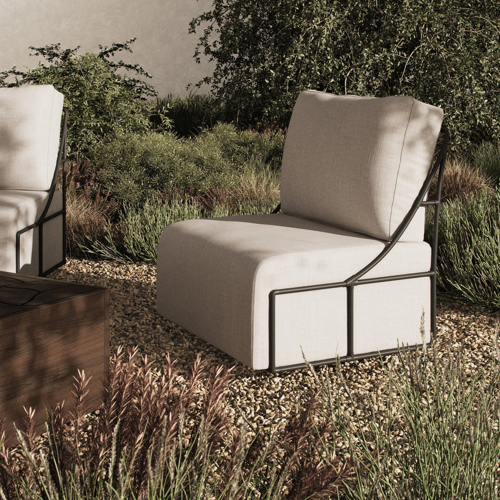 Four Hands - Enola Outdoor Swivel Chair - 252140-002 | American Home Furniture