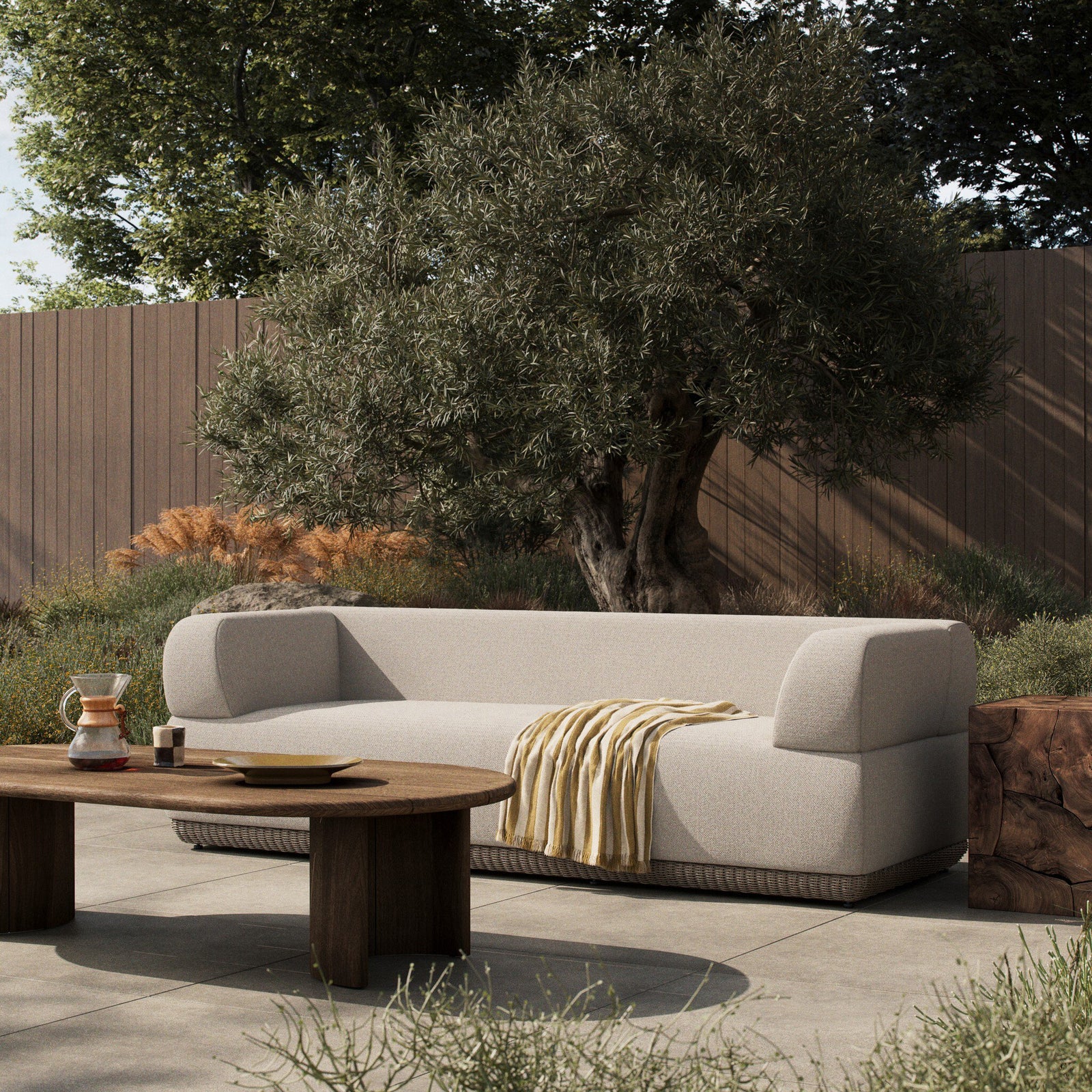 Four Hands - Evander Outdoor Sofa - 252147-002 | American Home Furniture