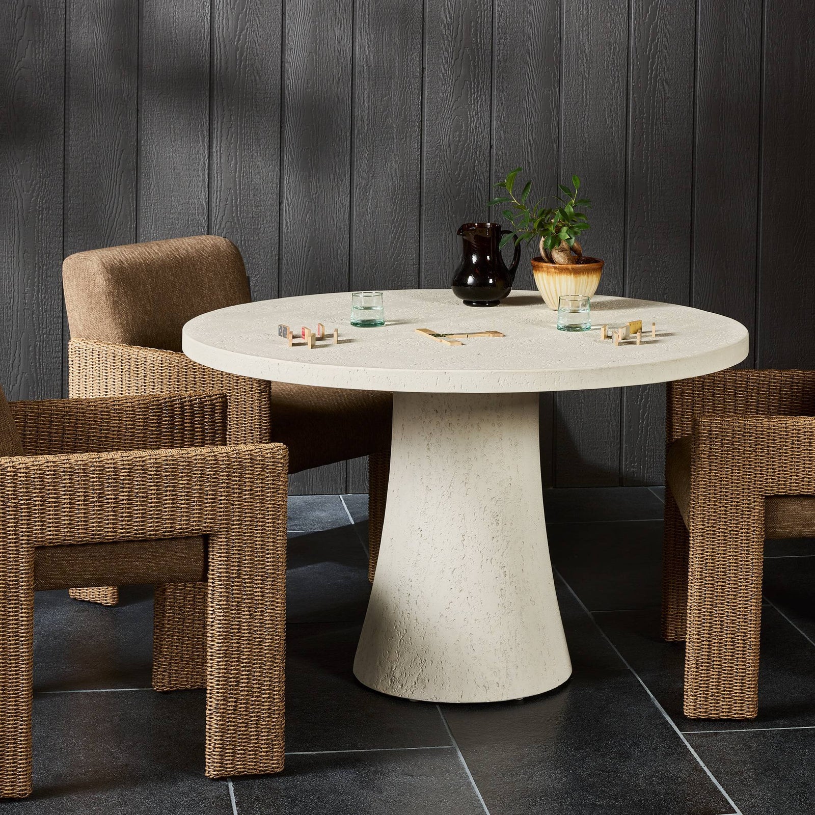 Coarse Ivory Concrete