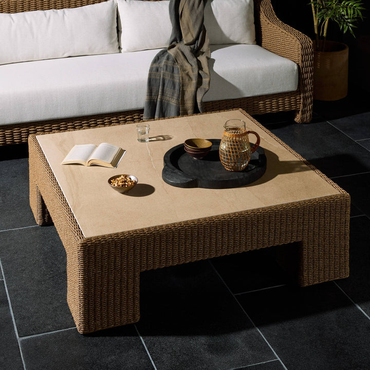 Four Hands - Maris Outdoor Coffee Table - 252214-001 | American Home Furniture