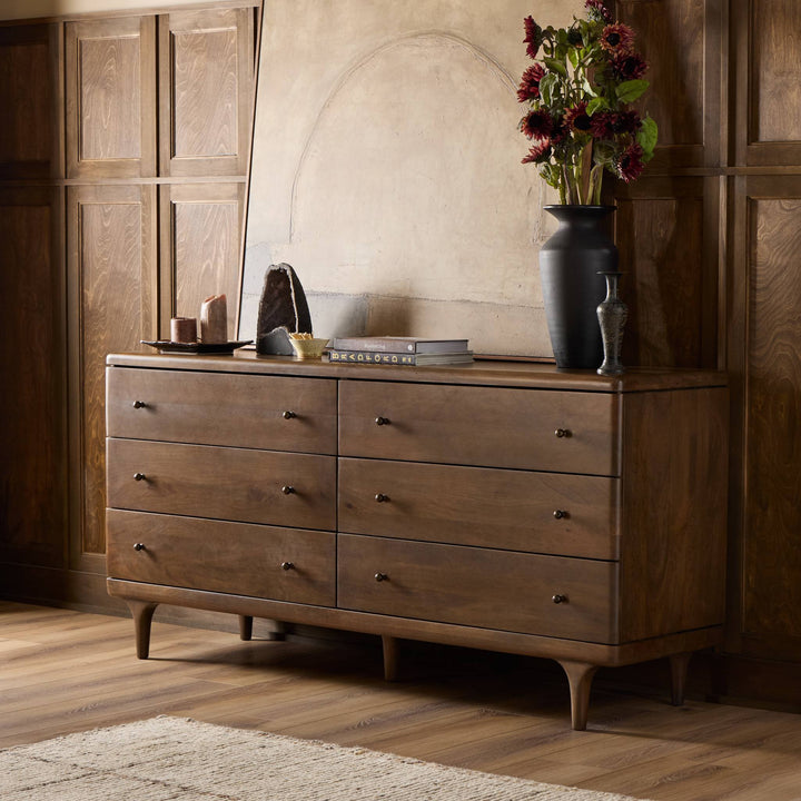 Four Hands - Eldrin 6 Drawer Dresser - 252224-001 | American Home Furniture