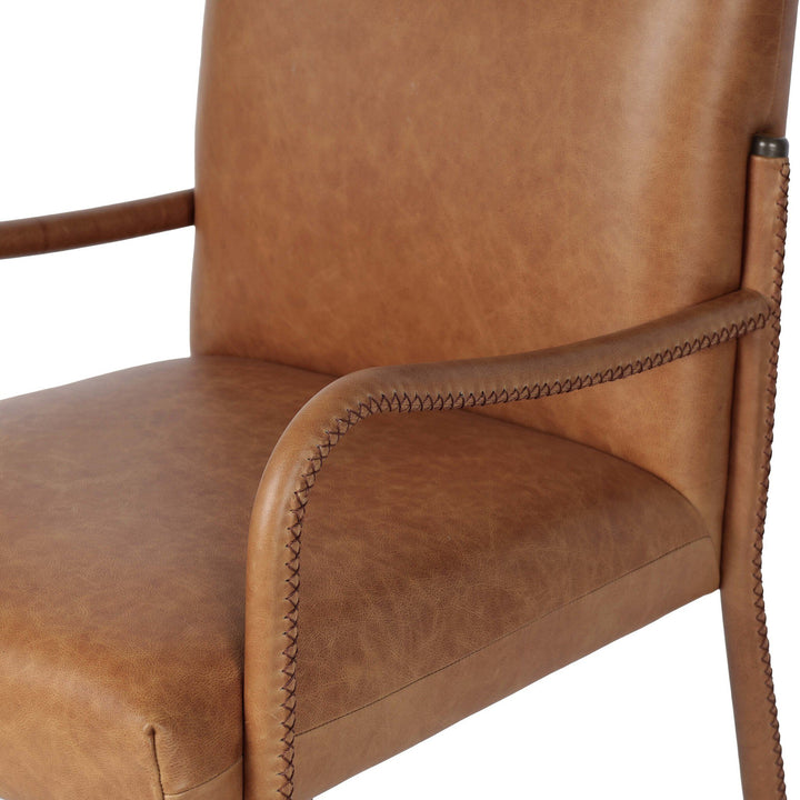 Four Hands - Quill Dining Armchair - 252284-001 | American Home Furniture