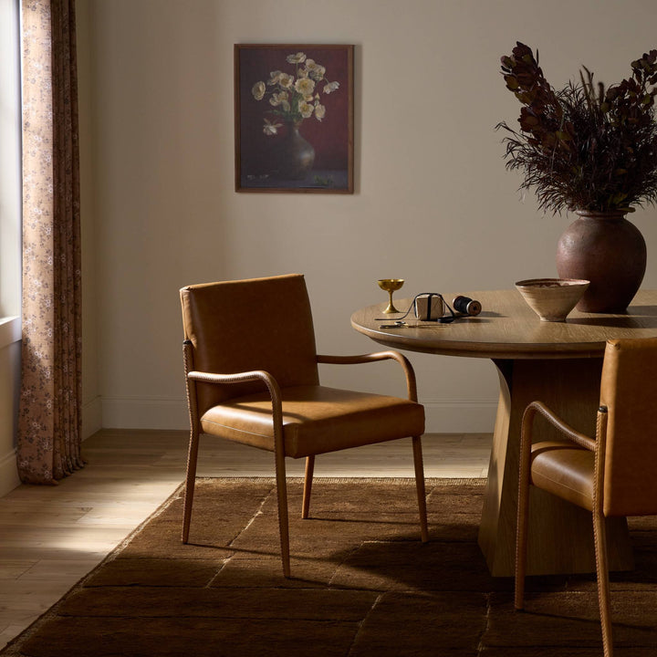Four Hands - Quill Dining Armchair - 252284-001 | American Home Furniture