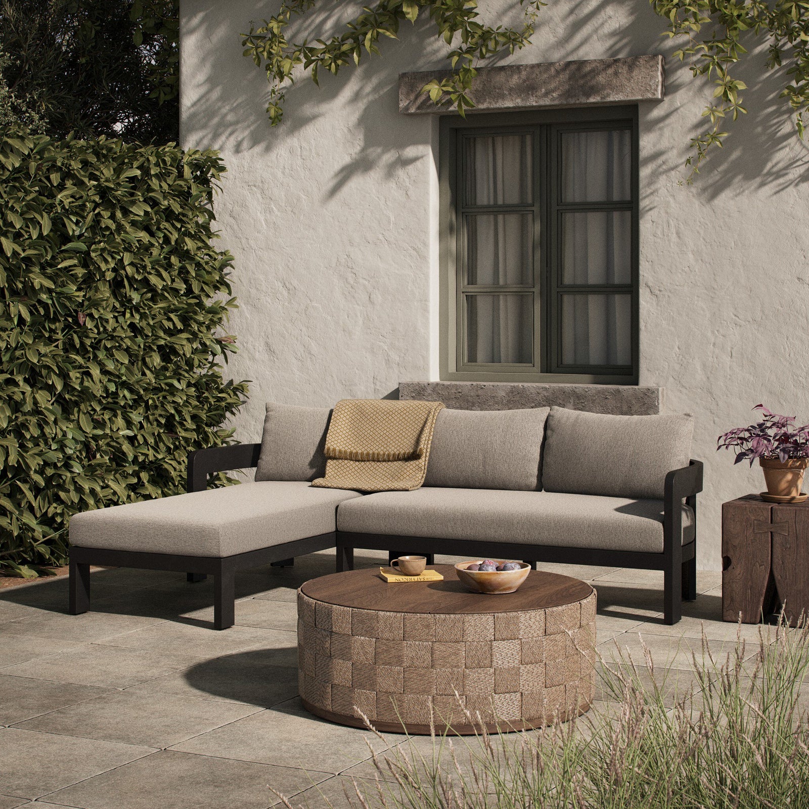 Four Hands - Jackson Outdoor Metal 2PC Sectional - 252309-002 | American Home Furniture